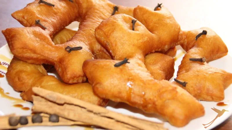 Pristiños are a tipical pastry traditionally eaten in december before christmas