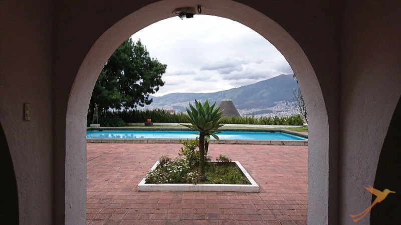 view from the Guayasamin residence