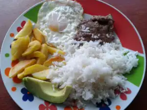 Almuerzo in Ecuador with Churrasco