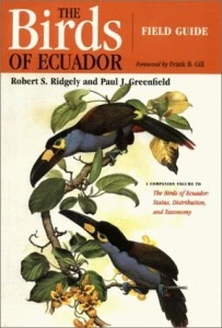 book "birds of Ecuador"