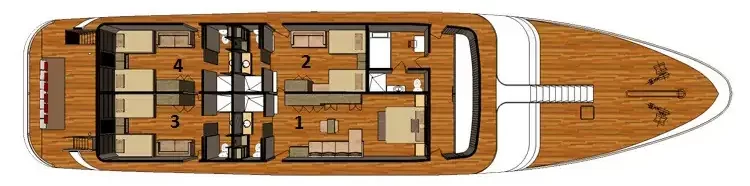 deckplan sea star journey upper deck