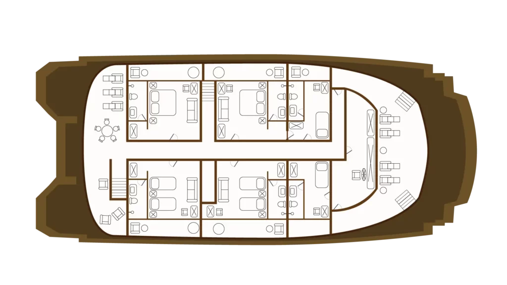 deckplan Elite: upper deck