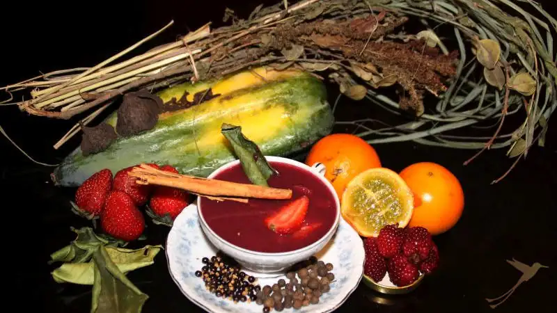 Colada morada is typically drunken around the day of the dead.