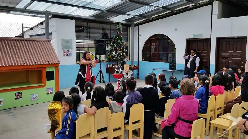 SOLEQ.travel visits the Refugio de los Sueños every year in december for the Christmas presentations
