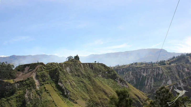 The landscape around the Quilotoa region is just beautiful