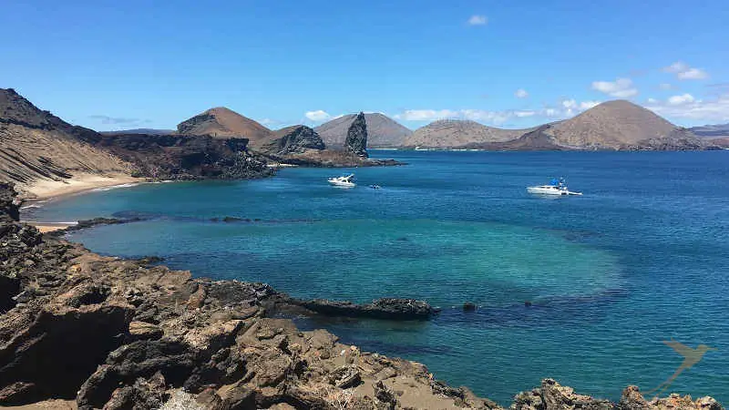 The Pinnacle Rock is an important attraction of the Galapagos