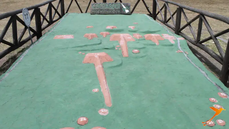 arqueological model at the Coachsqui site