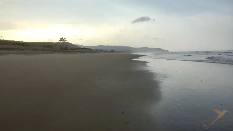 Beach near Puerto López Ecuador