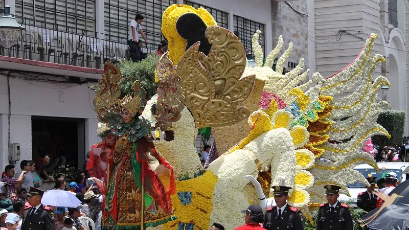 carnival float in ecaudor