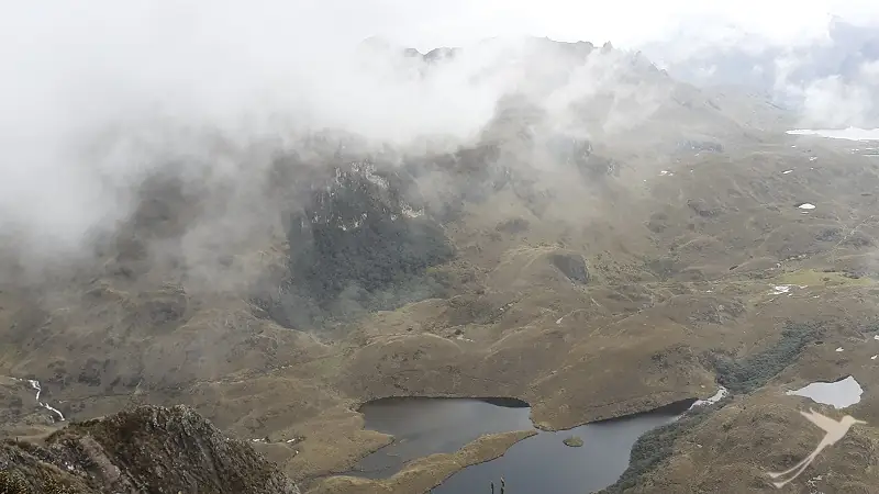 Cajas can become very foggy