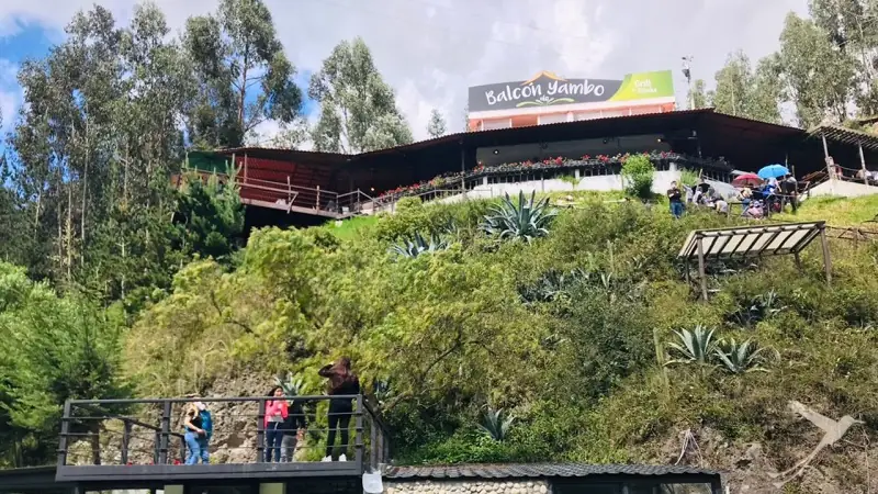 instalations around the Laguna del Yambo