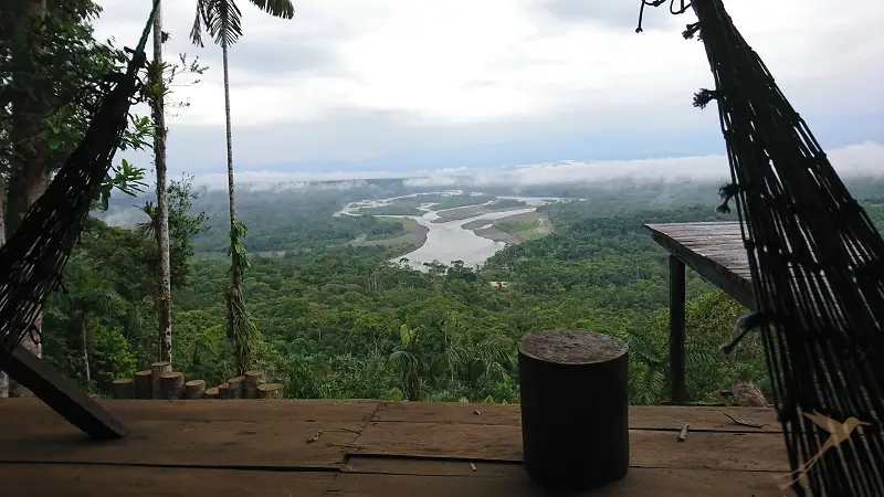 From Mirador Indichuris you can enjoy the view of two rivers coming together