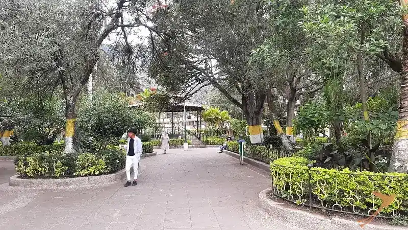 park of the village of Patate