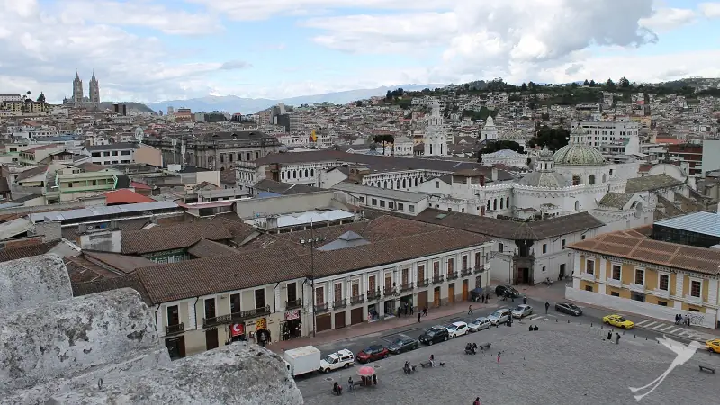 vista sobre la plaza de San Francisco