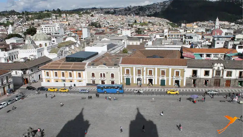 view from the towers of San Francisco convent