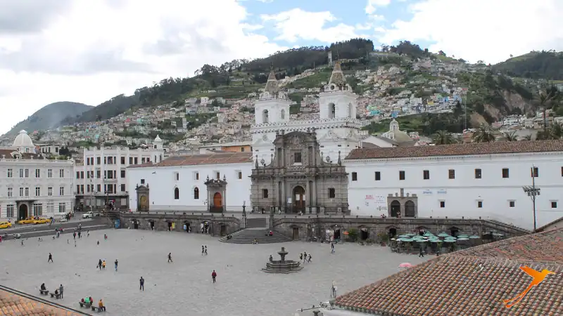 San Francisco square with convent