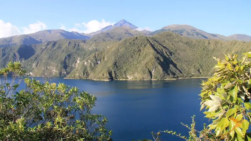cuicocha lagoon near Otavalo