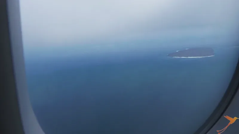 flying to the Galapagos Islands