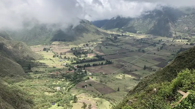 the Pululahua crater