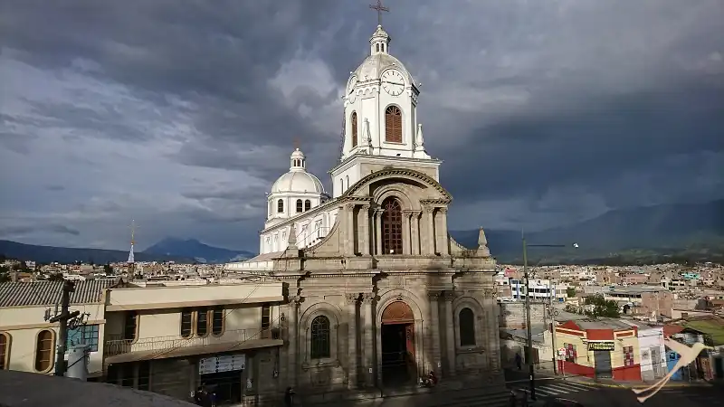 church in the old town of Riobamba