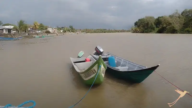 boats on the Santiago river