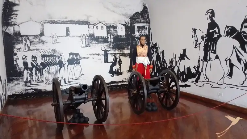 canons in the caamaño museum