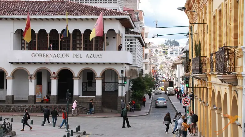 square in the City center of Cuenca