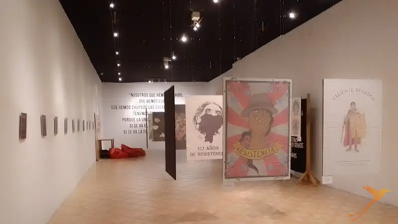 modern art in the City museum of Quito