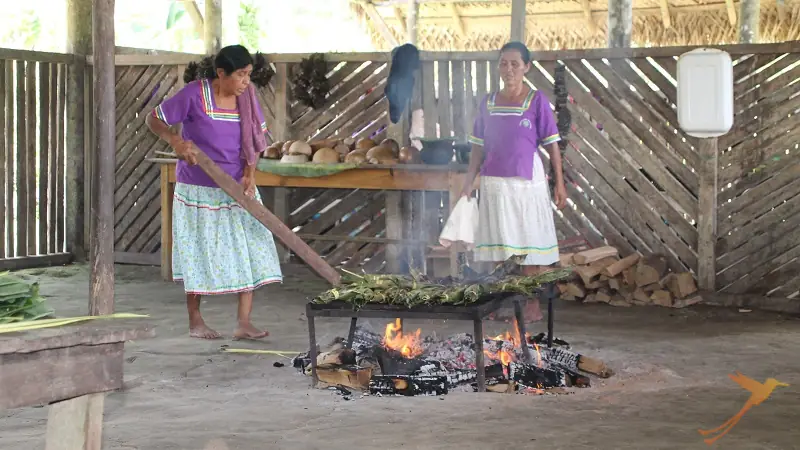 indigenous woman in the Yasuni National Park
