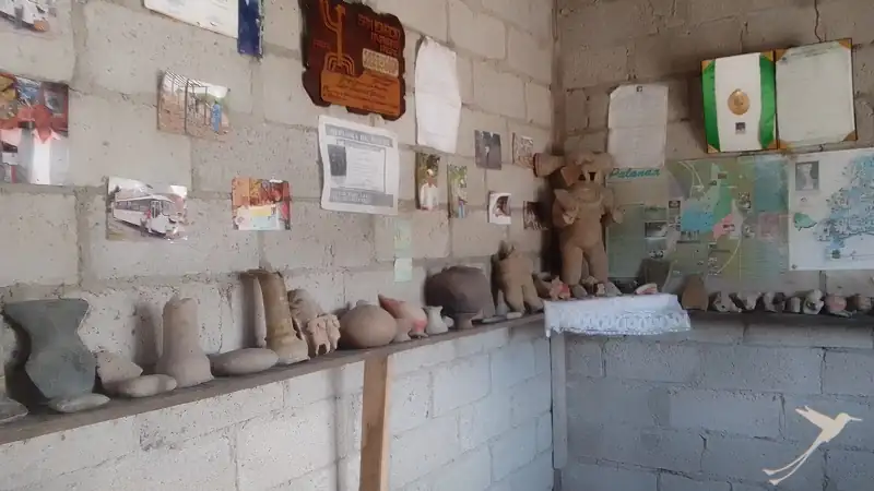 arqueological museum at Tolita Pampa de Oro