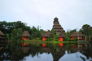 Lodge in the Yasuni national Park
