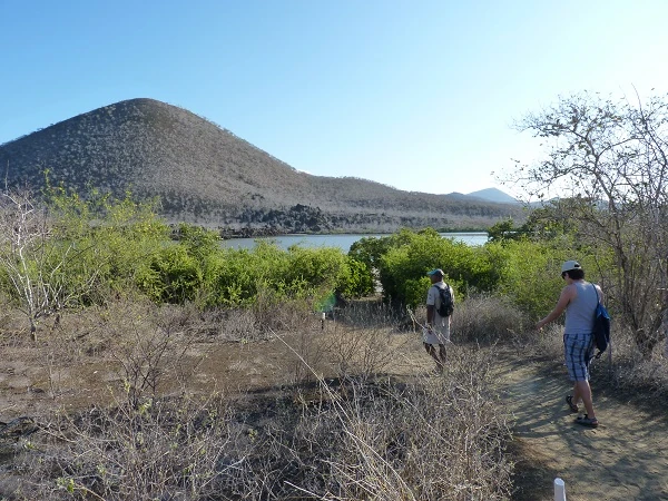 Path at Cormorant Point on Floreana Island