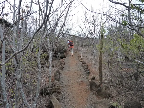 path to the interpretation Center on San Cristobal