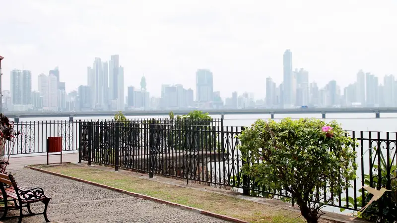 skyline of the modern part of Panama City
