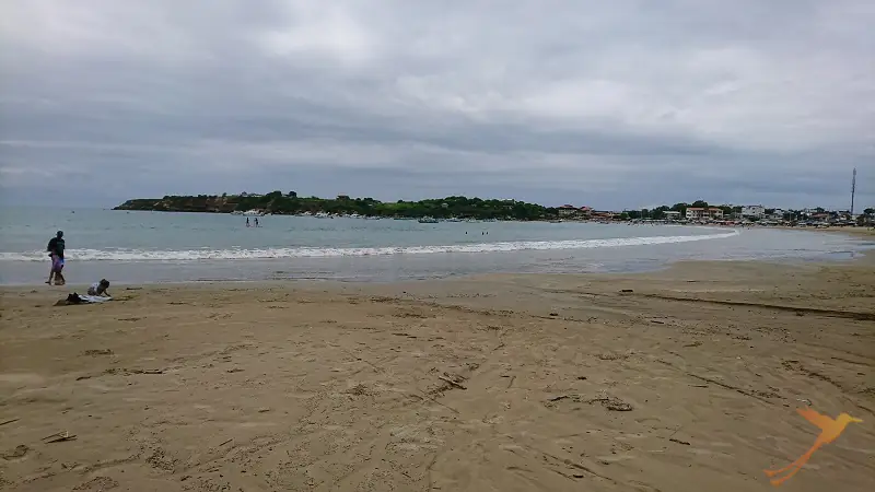 bay and beach of Ayangue
