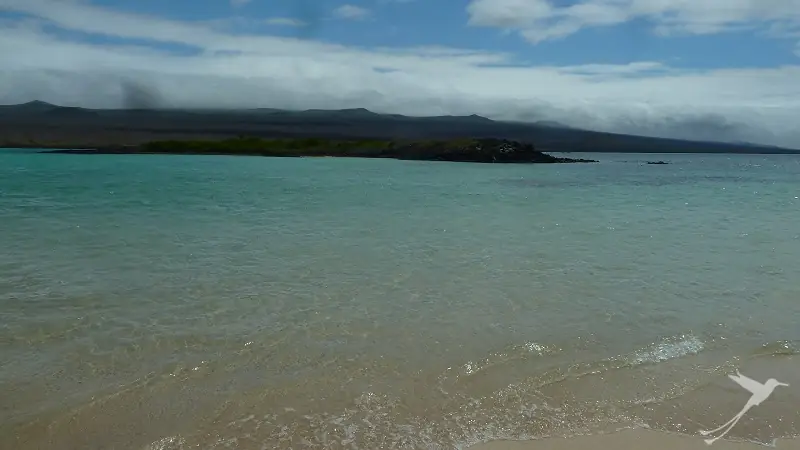 Beach of San Cristobal with clear water