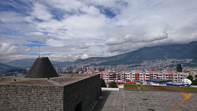 capilla del hombre and view over Quito