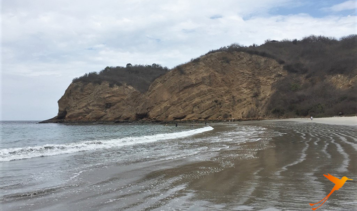 Los frailes beach on ecuador cost