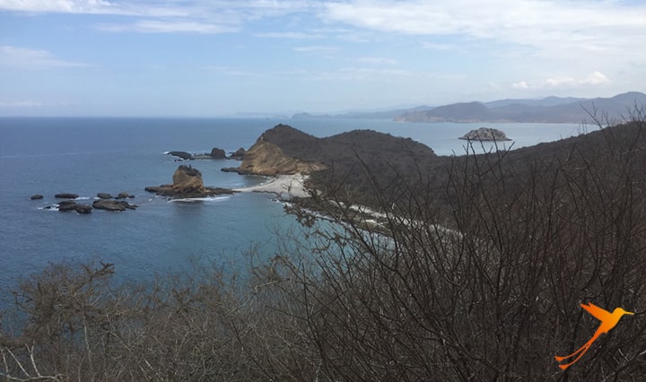 Los Frailes view from mirador