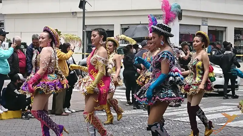 international carnival in the Mariscal neibourhood