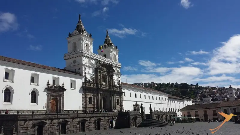San Francisco square and convent in Quito