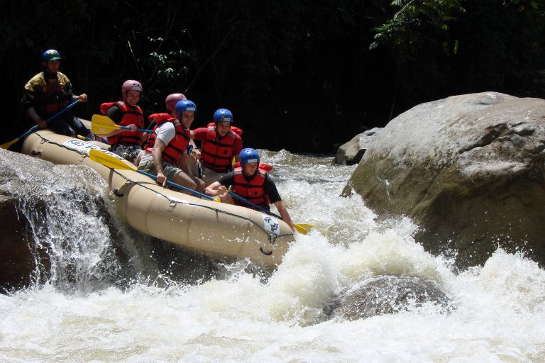 River rafting is only one of the adrenaline activities you can do in Ecuador