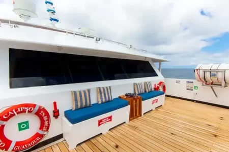 bridge of the Yacht Calipso