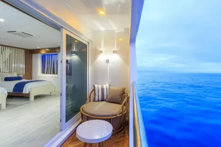 bacony of a suite of Galapagos Elite
