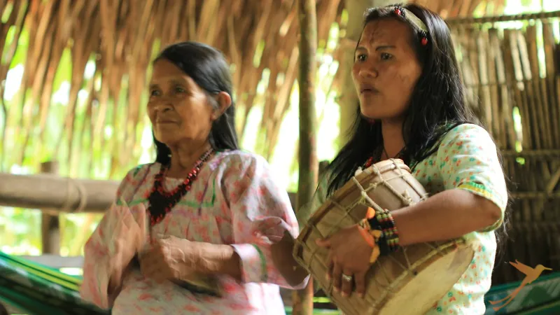 indigenous women paying instruments