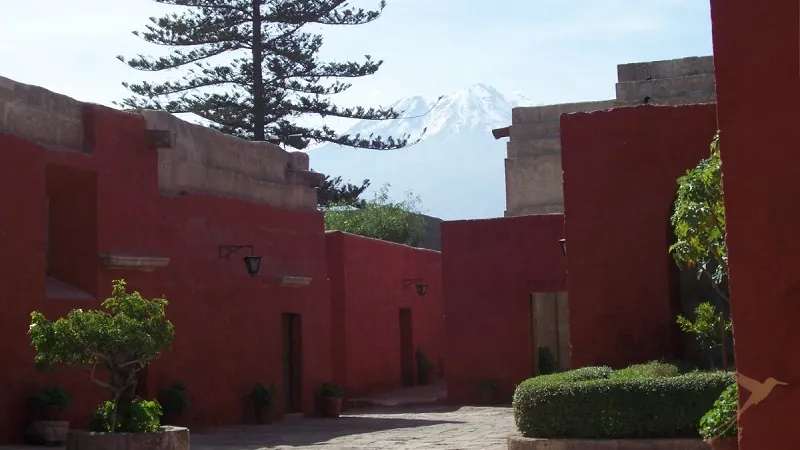 inside the monastry of Santa Catalina