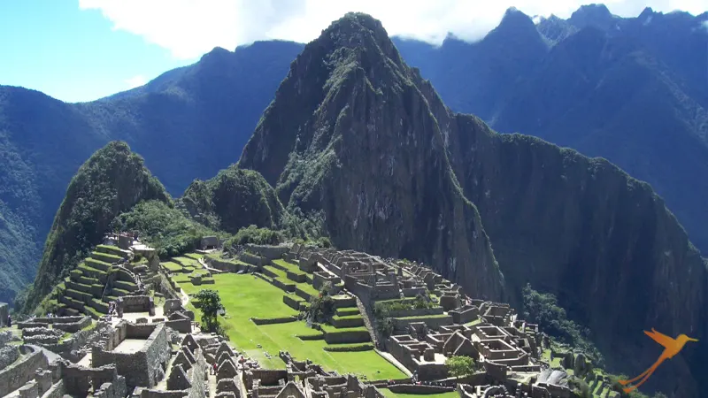 inca fortress Machu Picchu in Peru