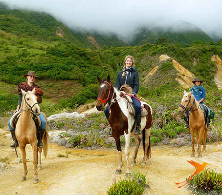 horseback riding pululahua national park