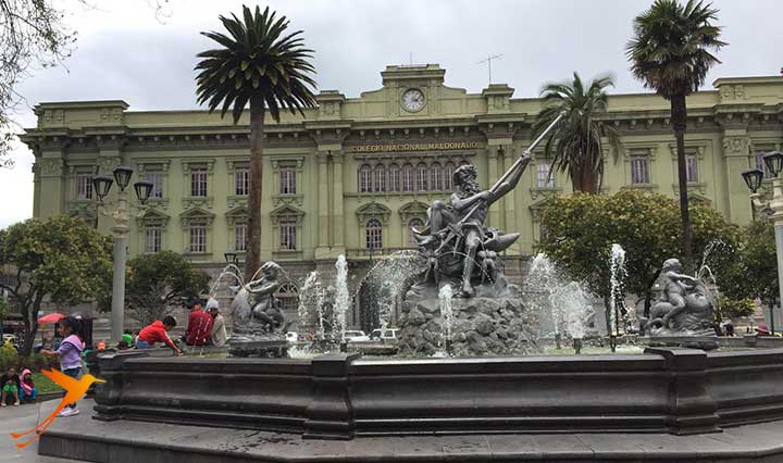 Parque Sucre in Riobamba