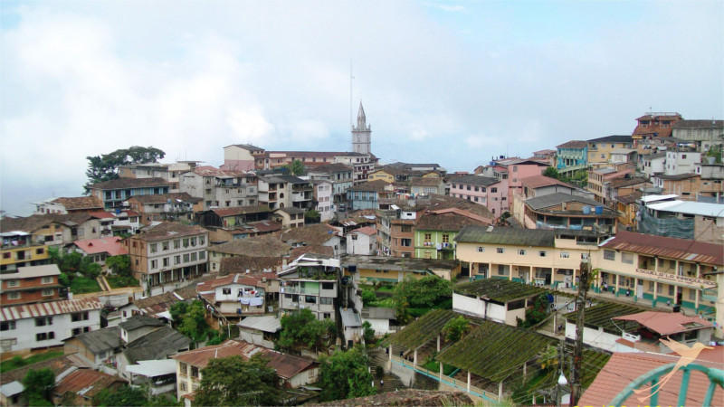 Zaruma view of the town
